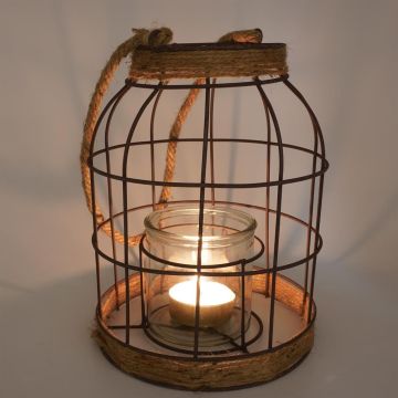 windlicht bora metaal 20x25