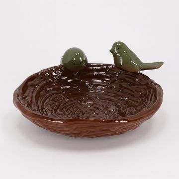 FB560 Keramiek nestvormig vogelbad