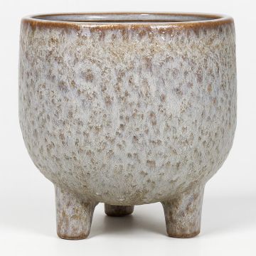 15.341 Pot op voet sierra living grijs 13 cm